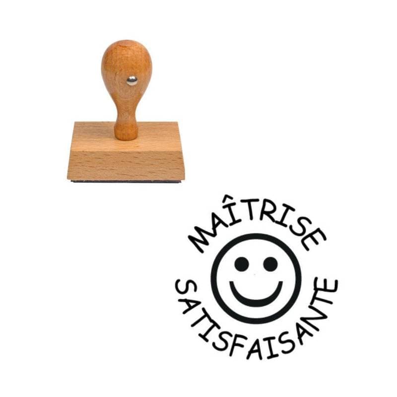 Tampon smiley maîtrise satisfaisante n°239 — vue 1