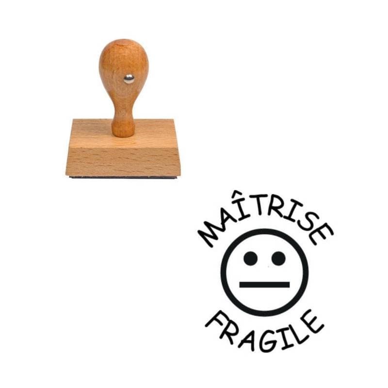 Tampon smiley maîtrise fragile n°240 — vue 1