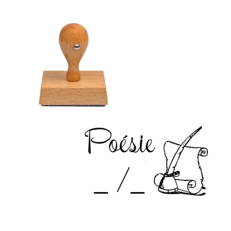 Tampon enseignant poésie n°247 — vue 1