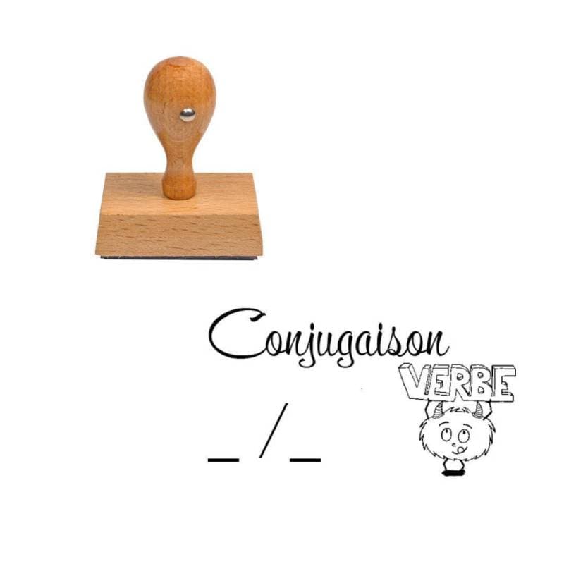 Tampon enseignant conjugaison n°256 — vue 1