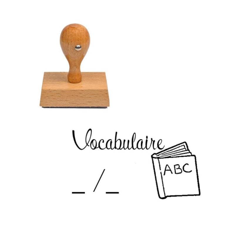 Tampon enseignant vocabulaire n°257 — vue 1