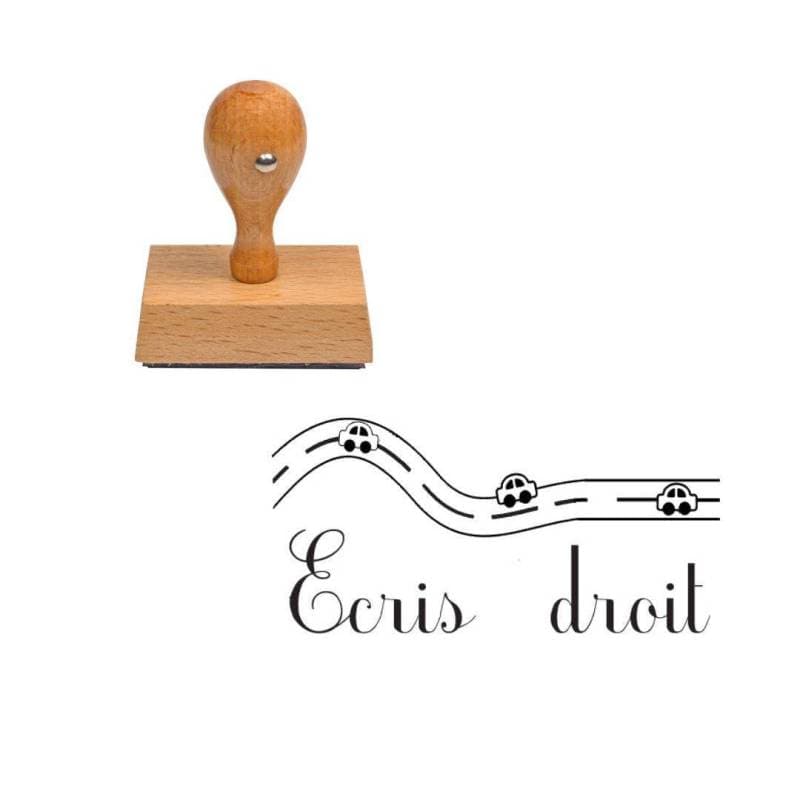 Tampon enseignant écris droit n°258 — vue 1