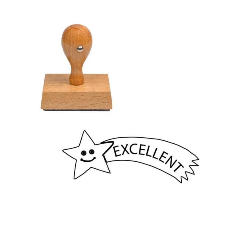 Tampon enseignant excellent n°302 — vue 1