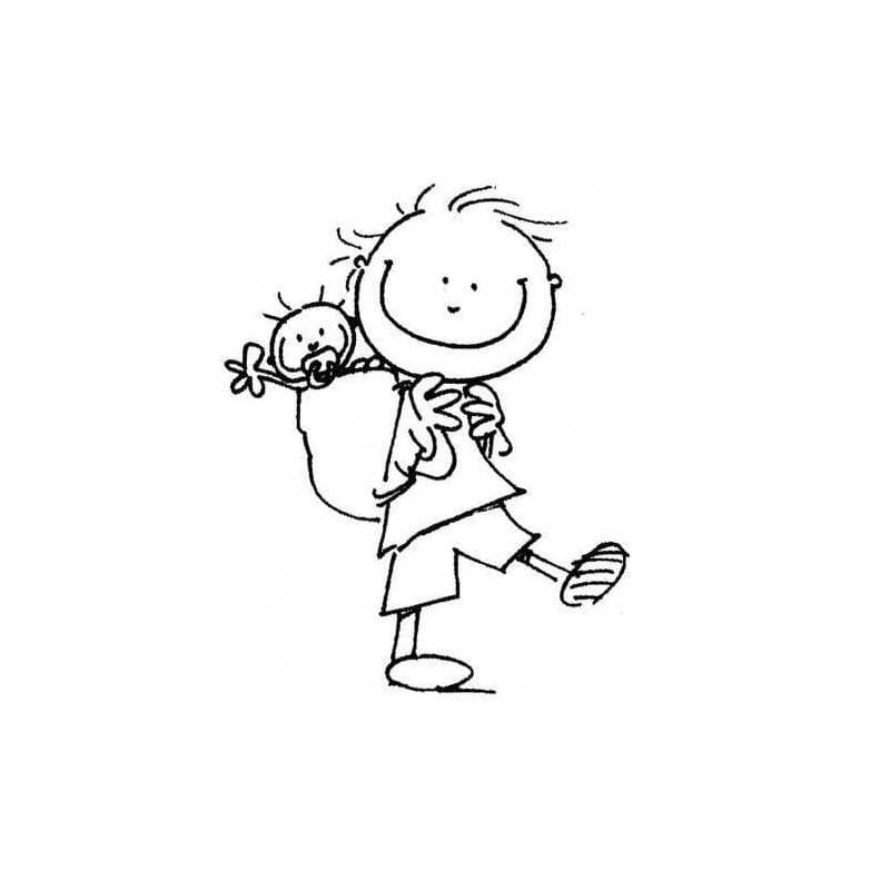 Tampon Naissance petit frère — vue 1