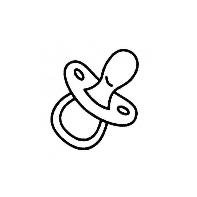 Tampon Naissance sucette — vue 1