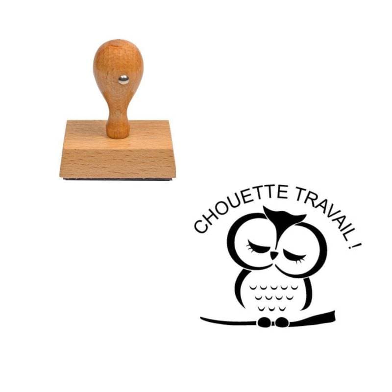 Tampon enseignant Chouette travail ! n°317 — vue 1