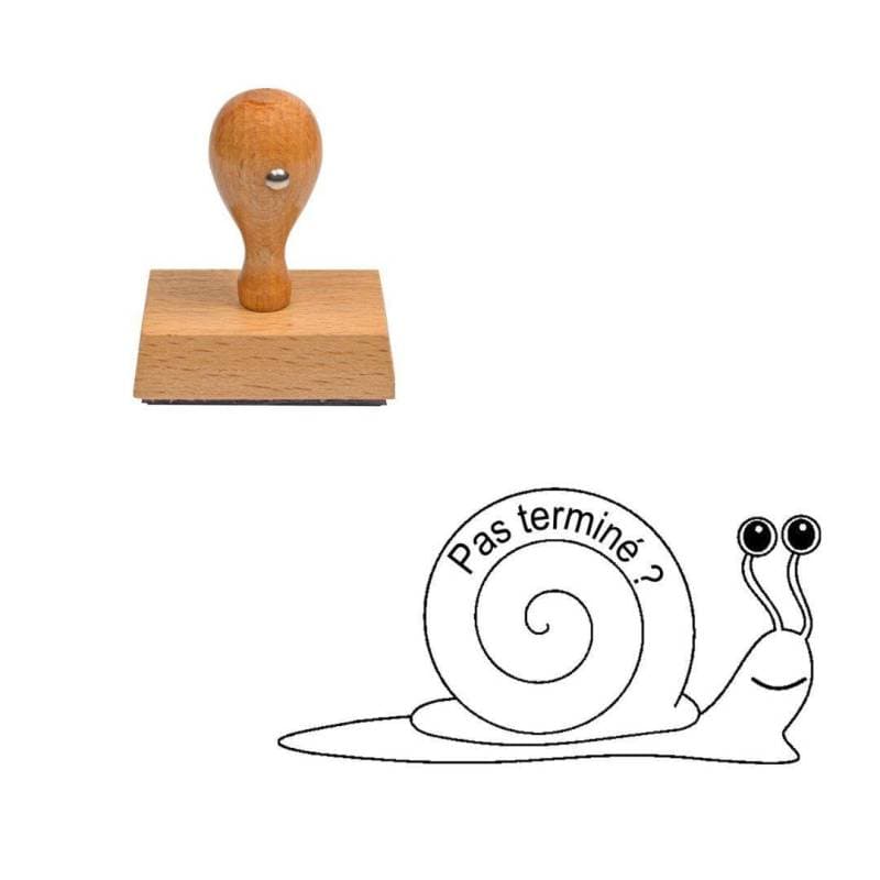 Tampon enseignant Pas terminé n°334 — vue 1