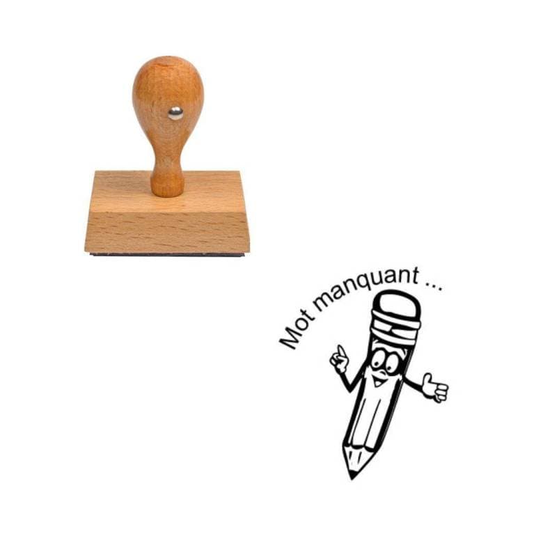 Tampon enseignant Mot manquant n°349 — vue 1