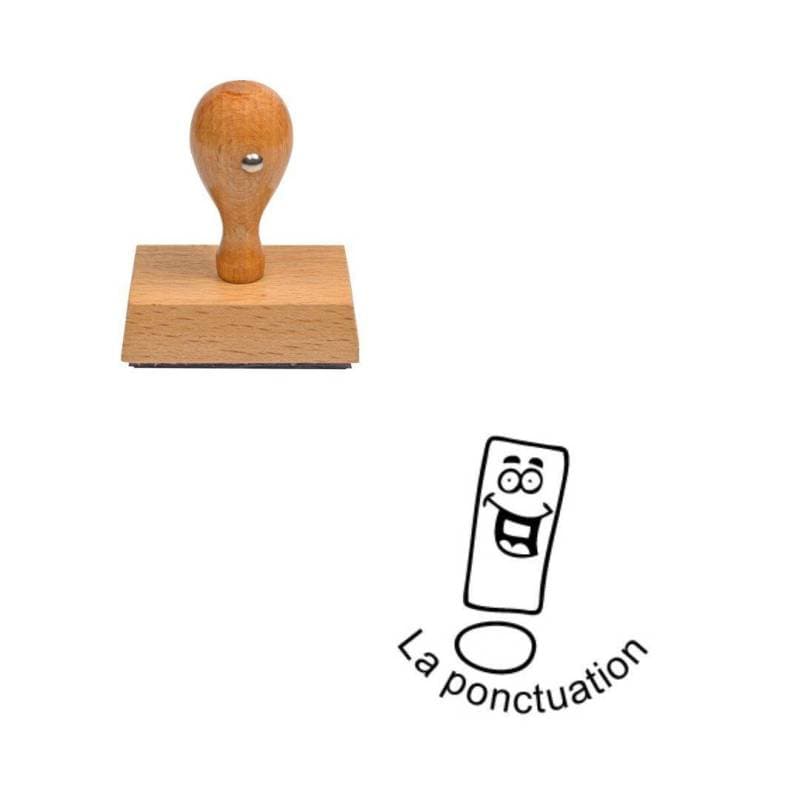 Tampon enseignant La ponctuation n°350 — vue 1