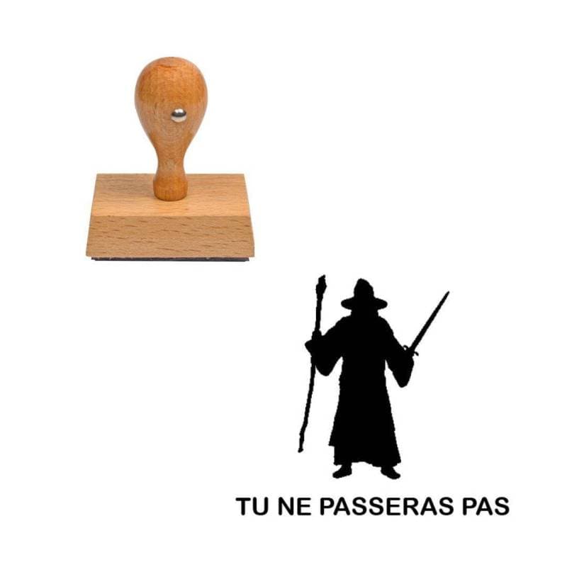 Tampon enseignant Tu ne passeras pas n°351 — vue 1