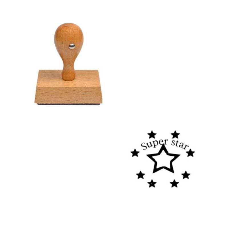 Tampon enseignant Super star n°365 — vue 1