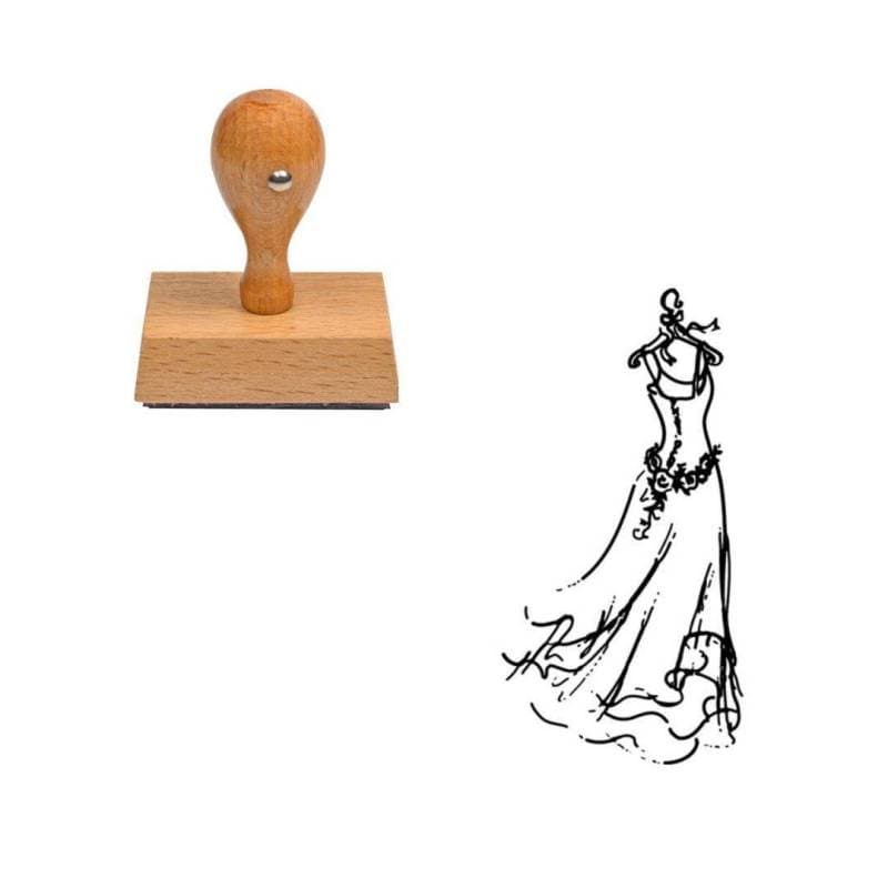 Tampon pour mariage Robe de mariée — vue 1
