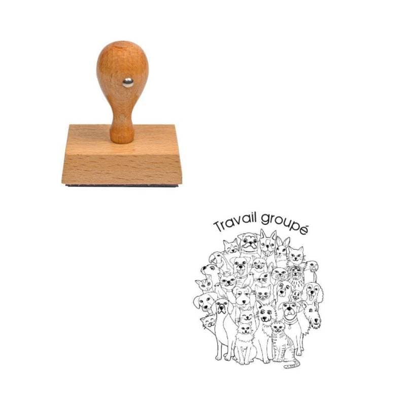 Tampon enseignant Travail groupé n°375 — vue 1