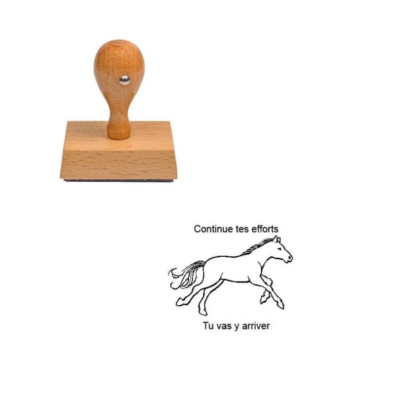 Tampon enseignant Continue tes efforts n°389 — vue 1