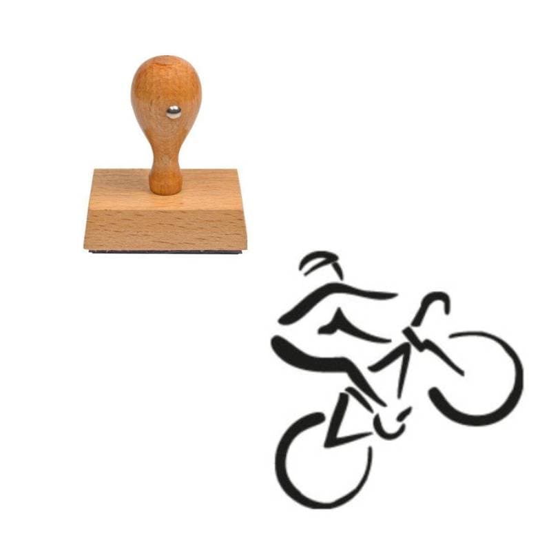 Tampon sport acrobate en bois — vue 1