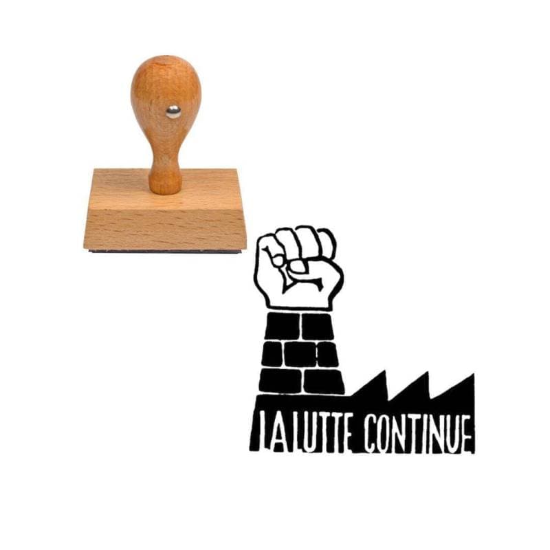 Tampon Mai 68 La lutte continue — vue 1