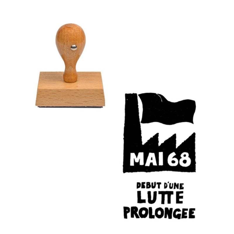 Tampon Mai 68 Lutte prolongée — vue 1