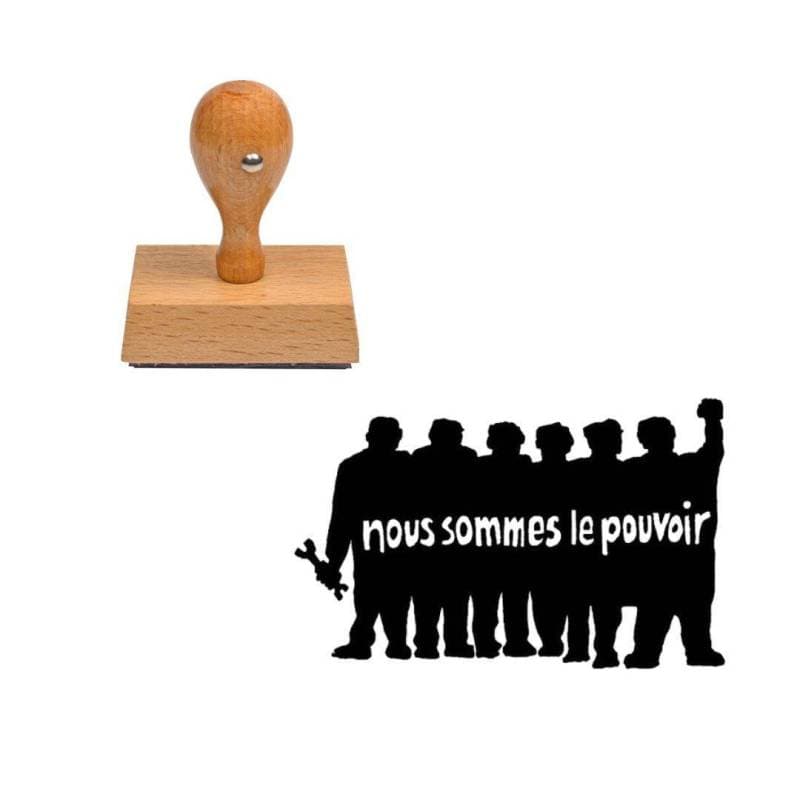 Tampon Mai 68 Nous sommes le pouvoir — vue 1