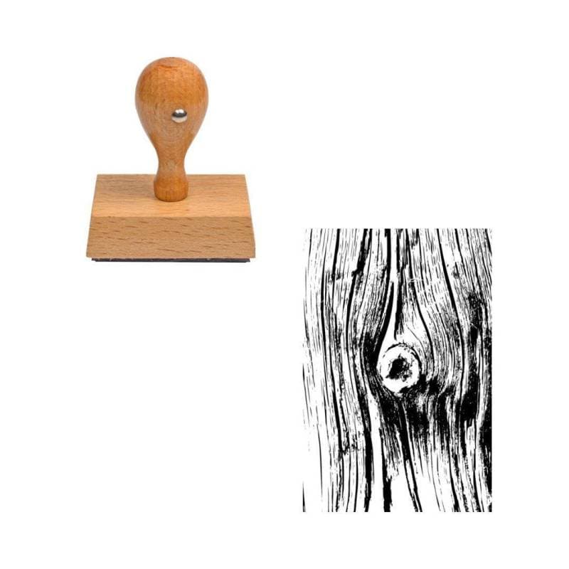 Tampon scrapbooking Ecorce de bois — vue 1