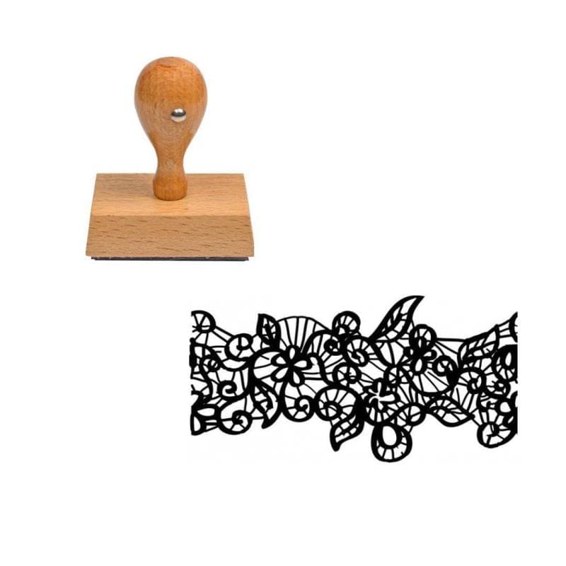 Tampon scrapbooking Dentelle — vue 1