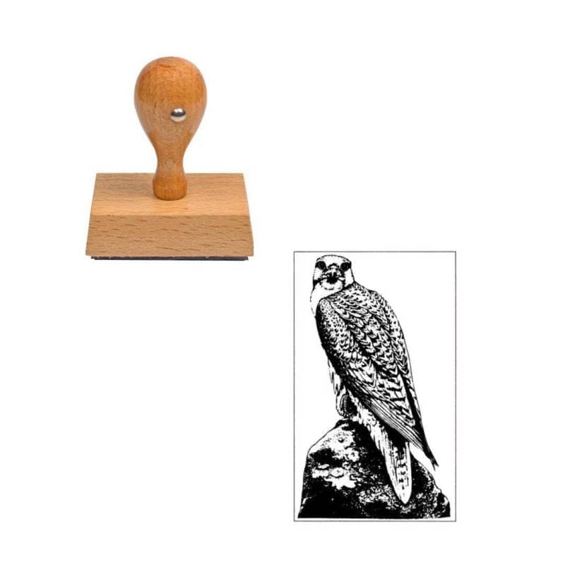 Tampon gravure ancienne tableau d'un aigle — vue 1