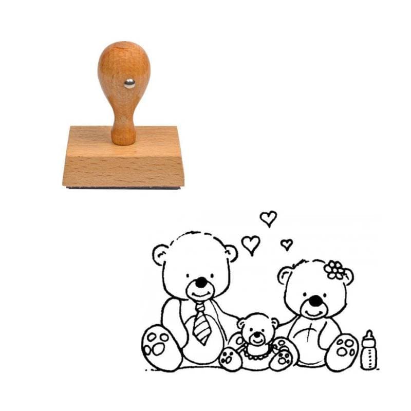 Tampon Naissance doudou cœur — vue 1