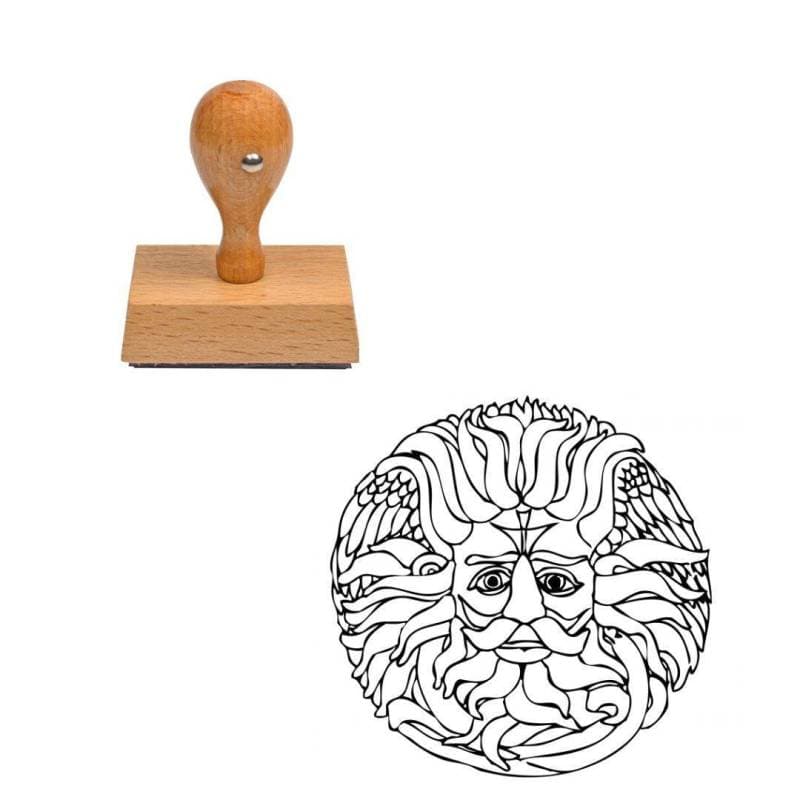 Tampon scrapbooking Tête de Zeus — vue 1