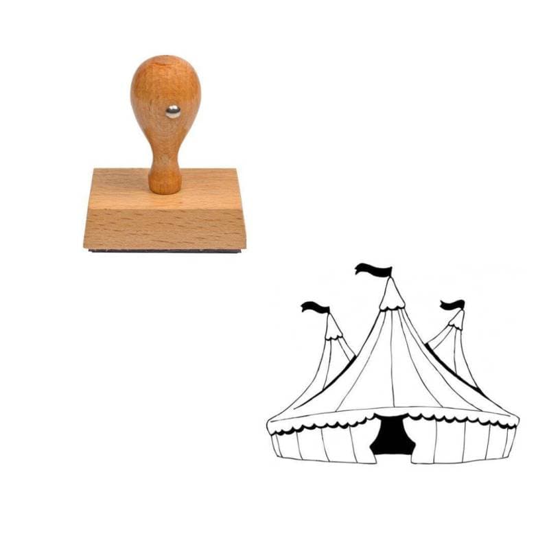 Tampon cirque Chapiteau en bois — vue 1