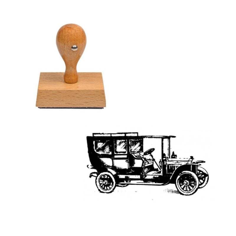 Tampon Automobile en bois — vue 1
