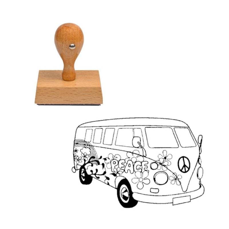 Tampon Camionnette Scooby-Doo en bois — vue 1