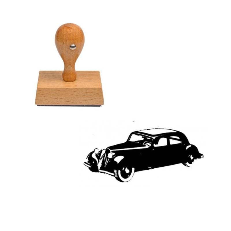 Tampon Voiture ancienne en bois — vue 1