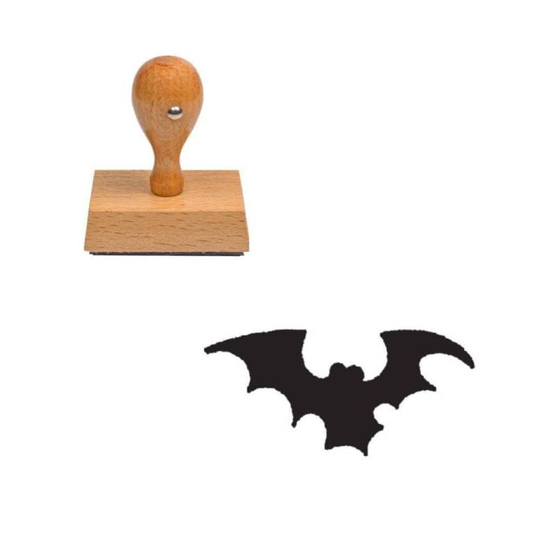 Tampon Halloween chauve-souris — vue 1