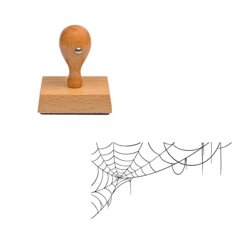 Tampon Halloween toile d'araignée — vue 1