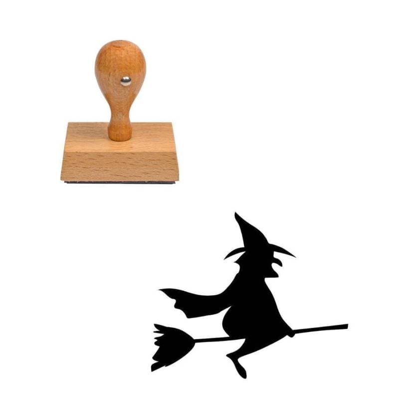 Tampon Halloween sorcière — vue 1
