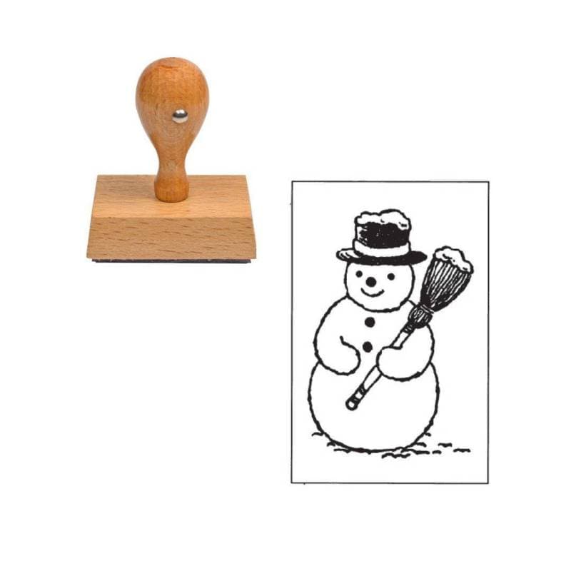 Tampon Noël Bonhomme de neige — vue 1