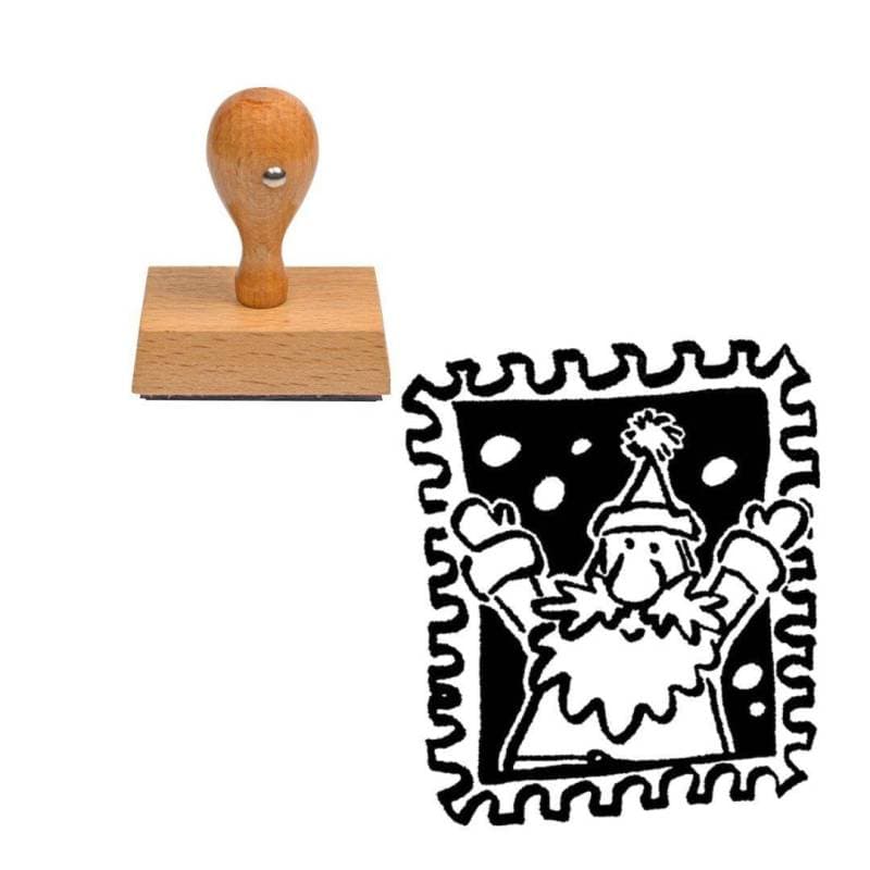 Tampon Noël Timbre Père Noël — vue 1
