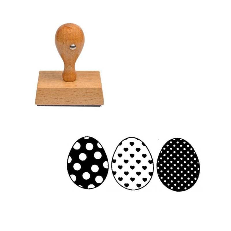 Tampon Pâques 3 œufs de Pâques — vue 1
