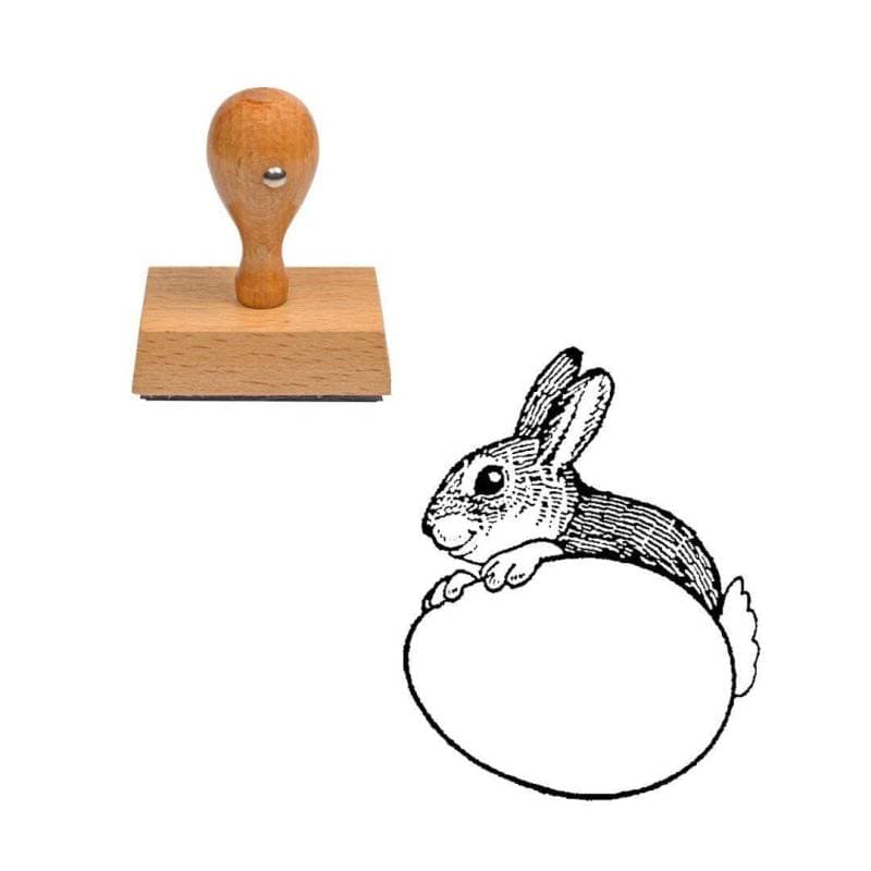 Tampon Pâques Lapin de Pâques tout mignon — vue 1