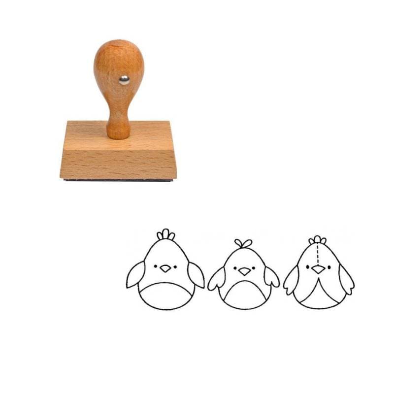 Tampon Pâques Famille de poussin — vue 1