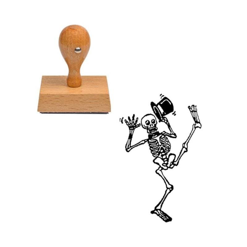Tampon Halloween Squelette — vue 1