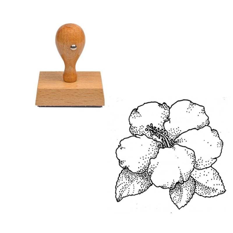 Tampon fleur hibiscus — vue 1