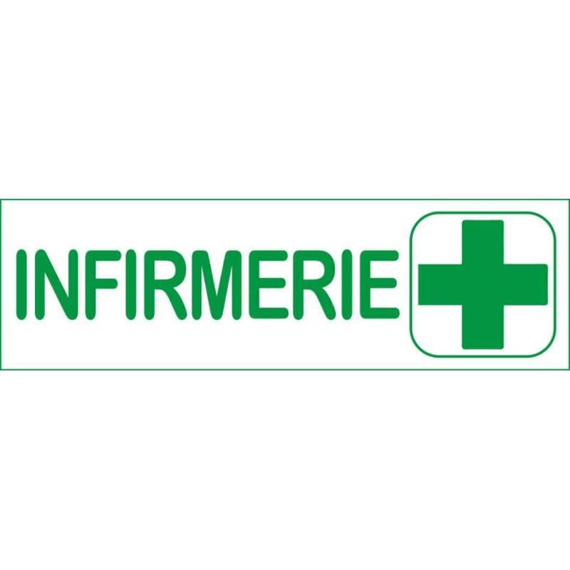 Plaque infirmerie — vue 1