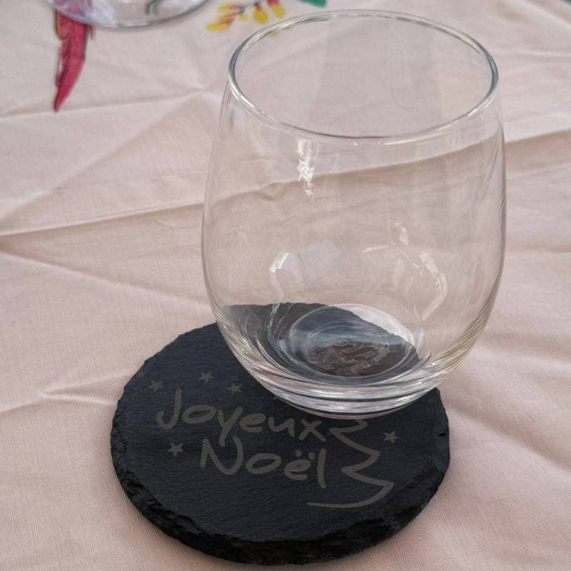 Sous verre en ardoise — vue 1