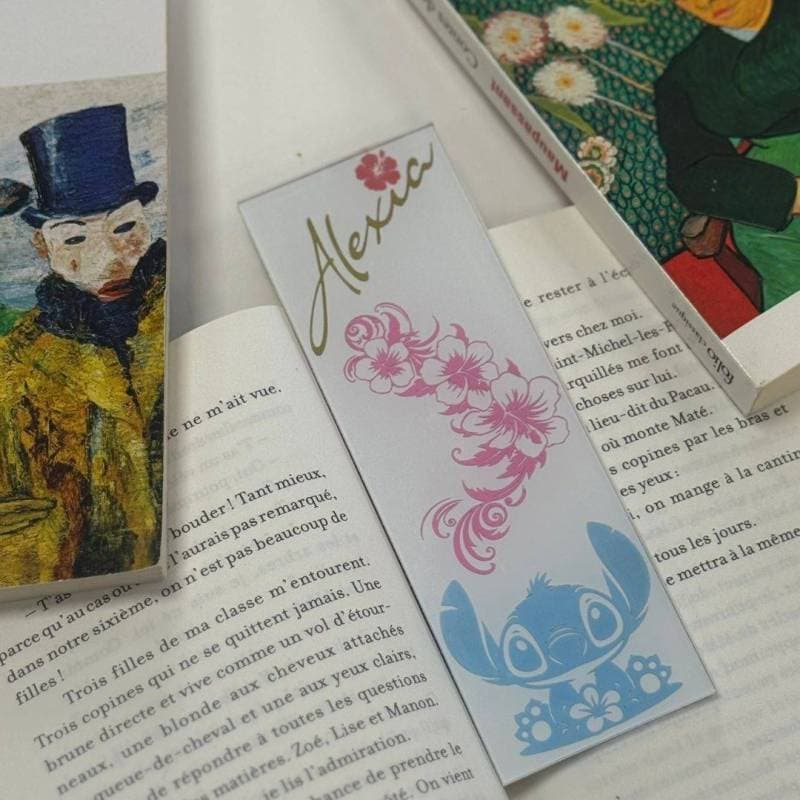 Marque page personnalisé Plexiglas — vue 1