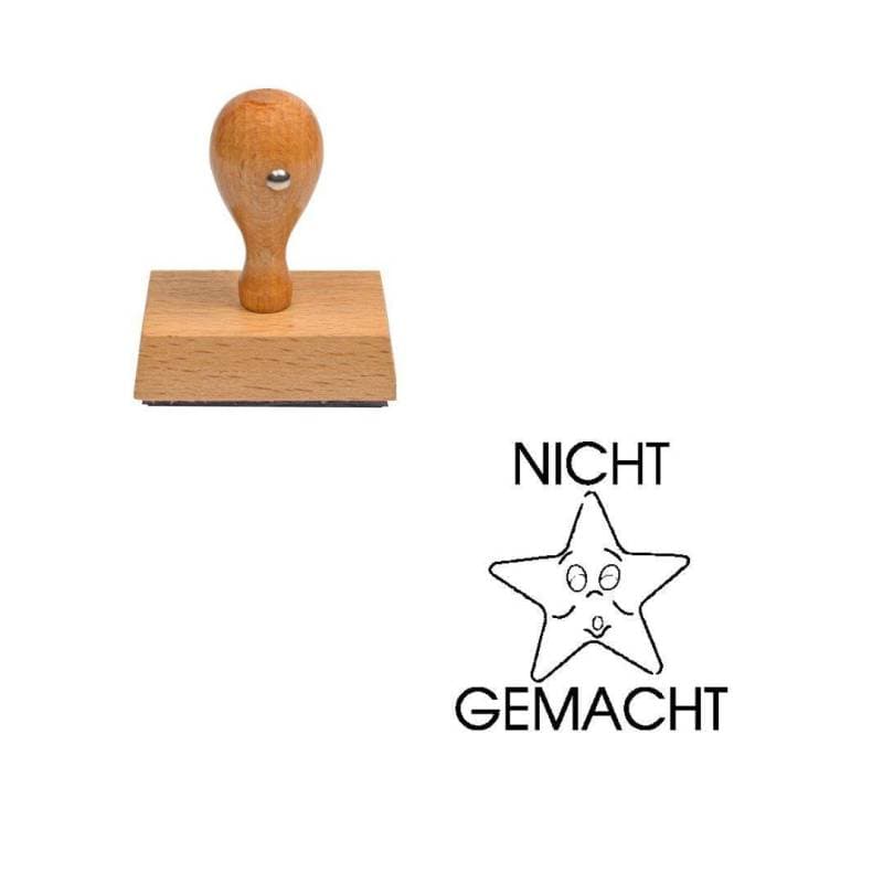 Tampon allemand Nicht gemacht — vue 1