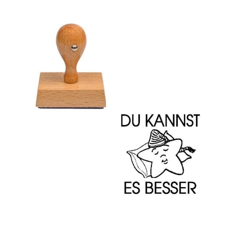 Tampon allemand Du kannst es besser — vue 1