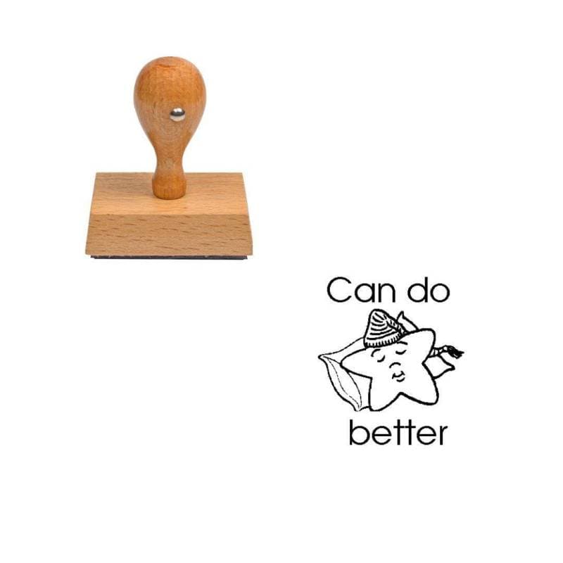 Tampon anglais Can do better — vue 1