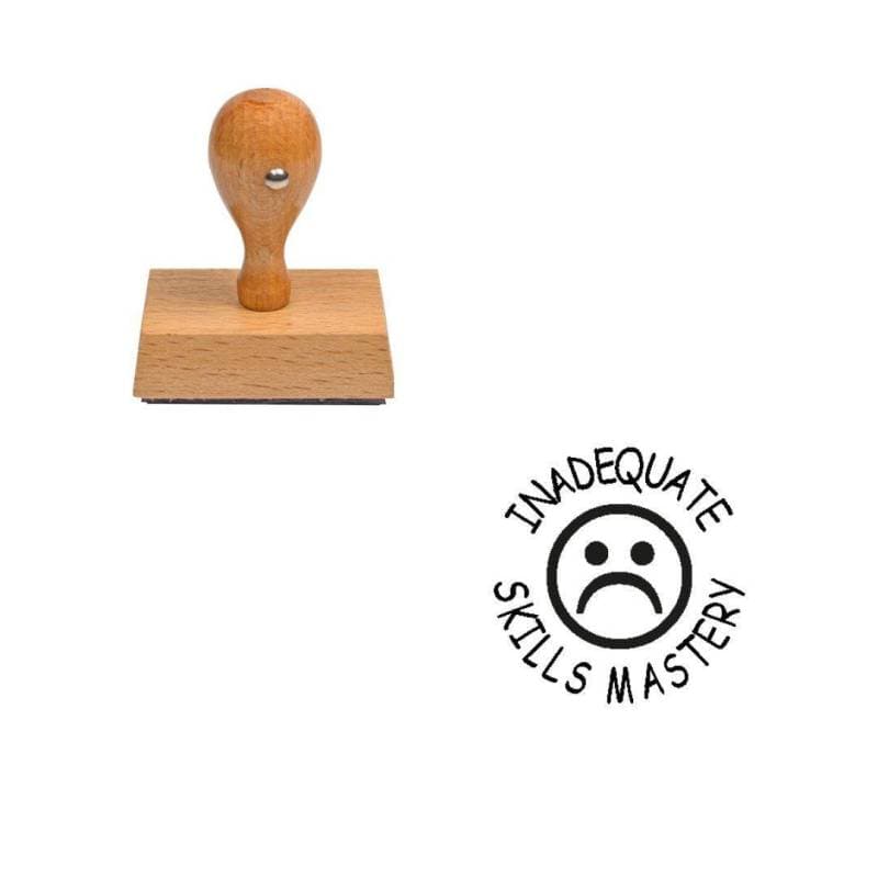 Tampon anglais Inadequate skills mastery — vue 1