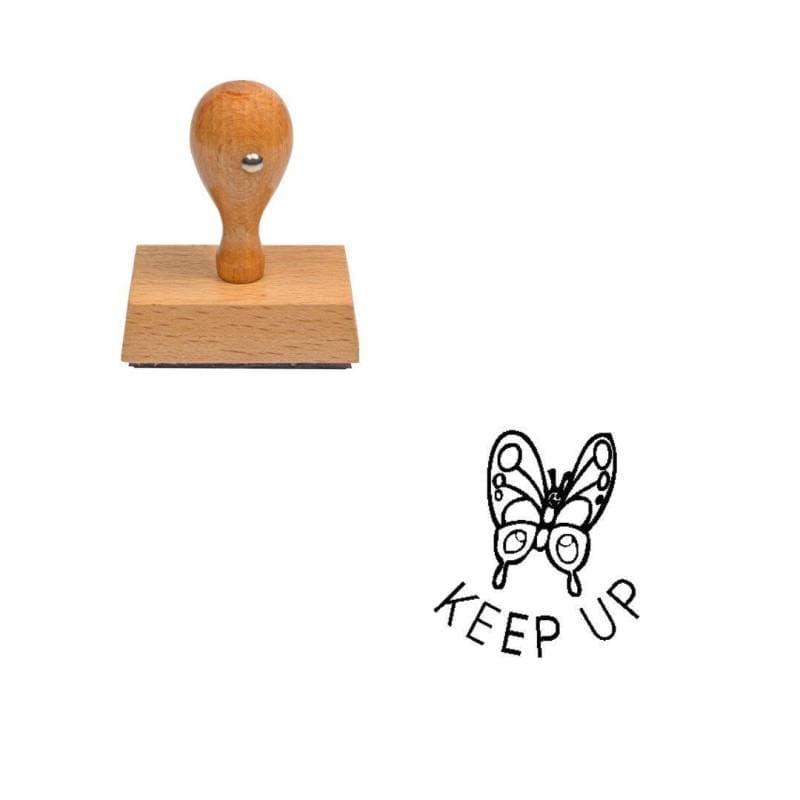 Tampon anglais Keep up — vue 1