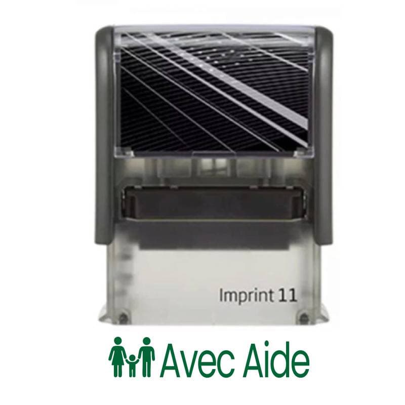 Tampon encreur enseignant Avec aide (imprint) — vue 1